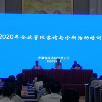 安徽博天亞集團(tuán)參加安徽省經(jīng)信廳2020年企業(yè)管理咨詢與診斷活動培訓(xùn)班開班儀式